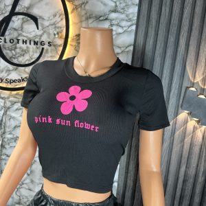 Sleeves Crop Tops 🌸
