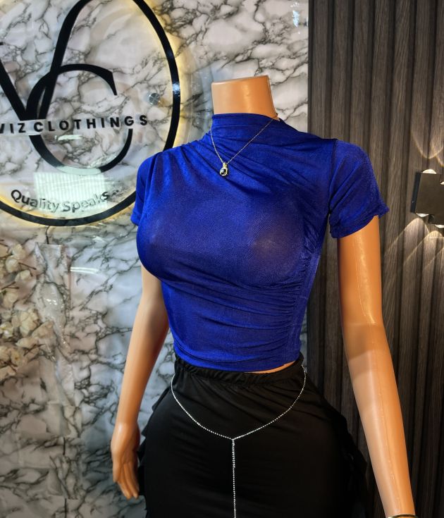 Ruched /Lacra top