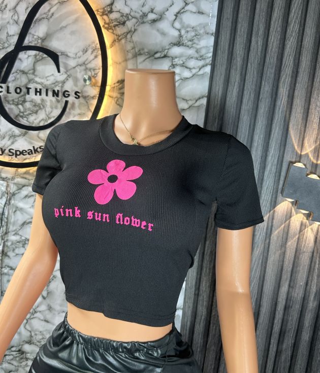 Sleeves Crop Tops