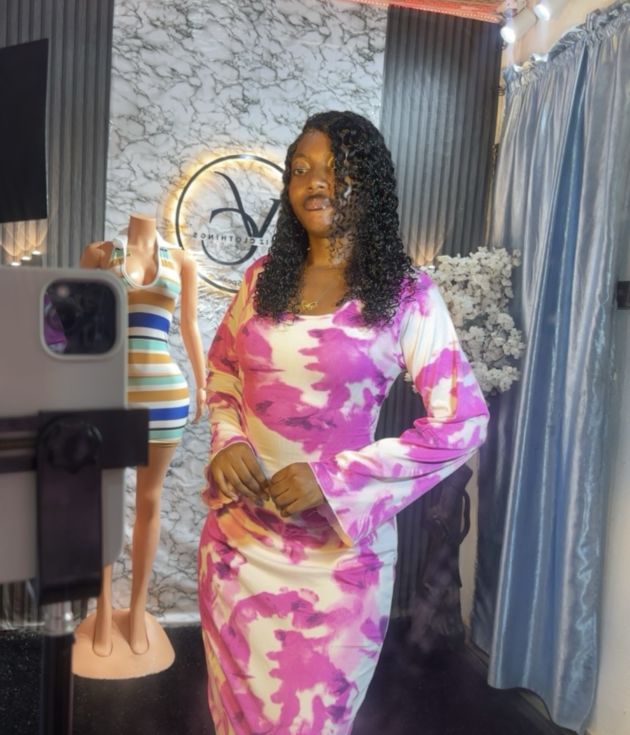 Pattern maya gown